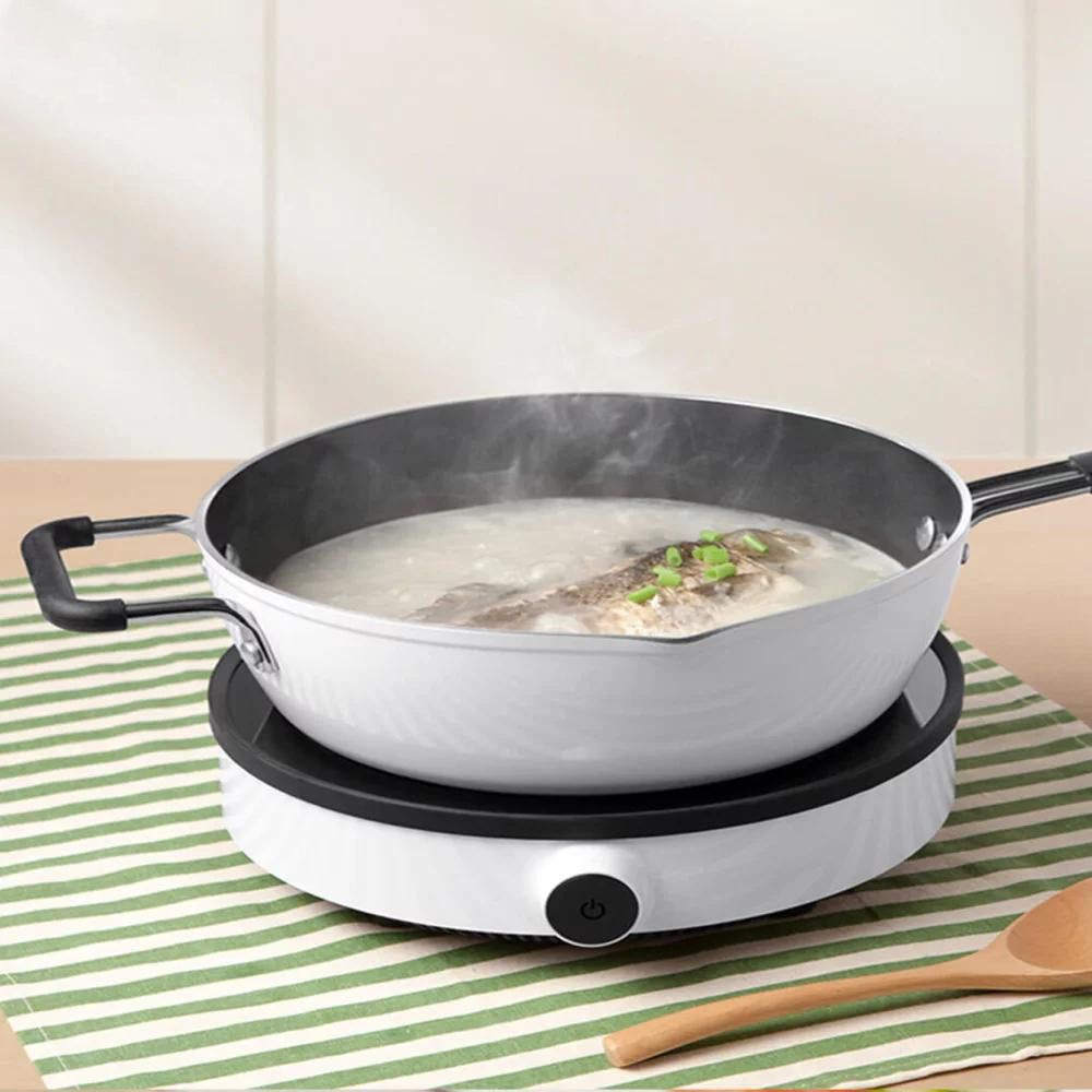 XIAOMI - Mijia Electric Induction Cooker Youth Adjustable Heat 9 Levels of Flames Low Power Continuous Power Con Cooker 2100W
