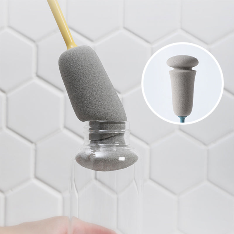 XIAOMI  Sponge Long Handle Cleaning Brush Kitchen Bathroom Accessories For Washing Cleaning Glass Cups Feeding Bottle Mugs Vase