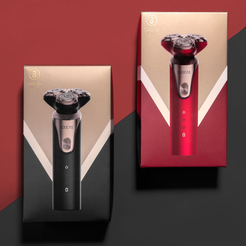 Xiaomi mijia SOOCAS S3 Electric Shaver 3 Cutter Head Dry Wet Shaving Wireless USB Rechargeable Waterproof Razor