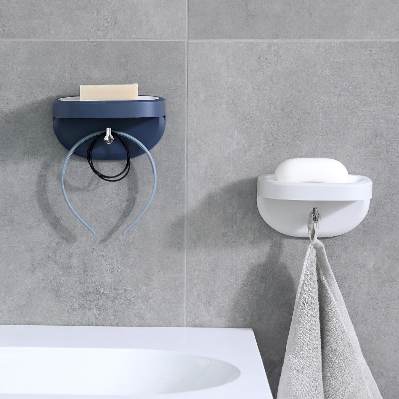 XIAOMI Wall-mounted Soap Holder Wall Suction  ABS Soap Rack with Hanger for Bathroom