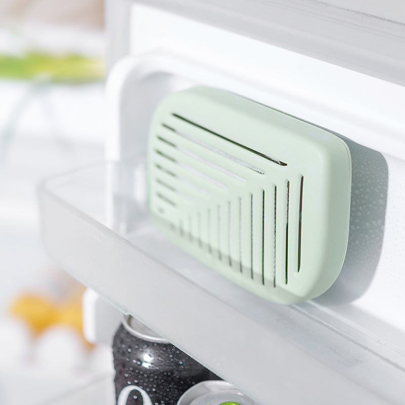 XIAOMI Purifier Charcoal Deodorizer Green Leaf Shape Fridge Refrigerator Air Fresh Box Absorber Freshener Odors Smell Collect Kitchen