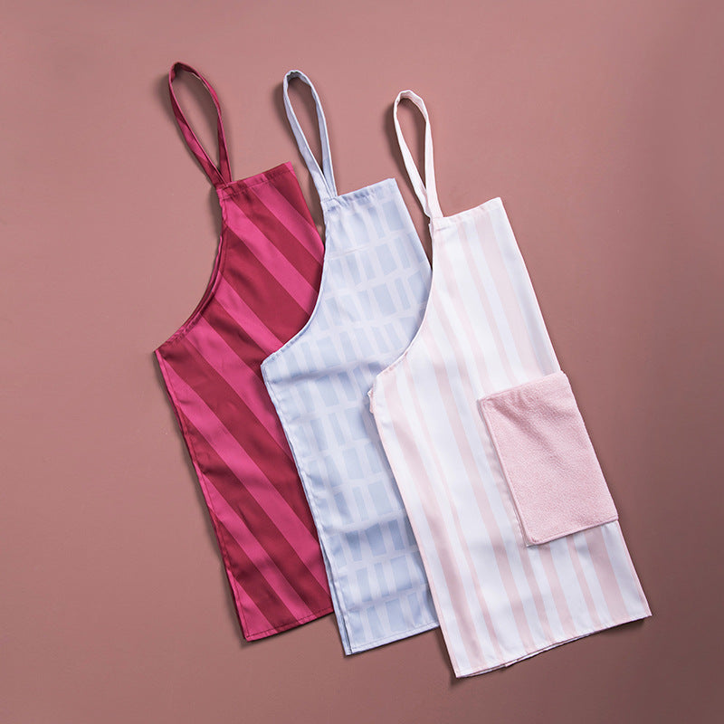 XIAOMI Household Cotton Kitchen Apron with Duster Cloth for Baking, BBQ,