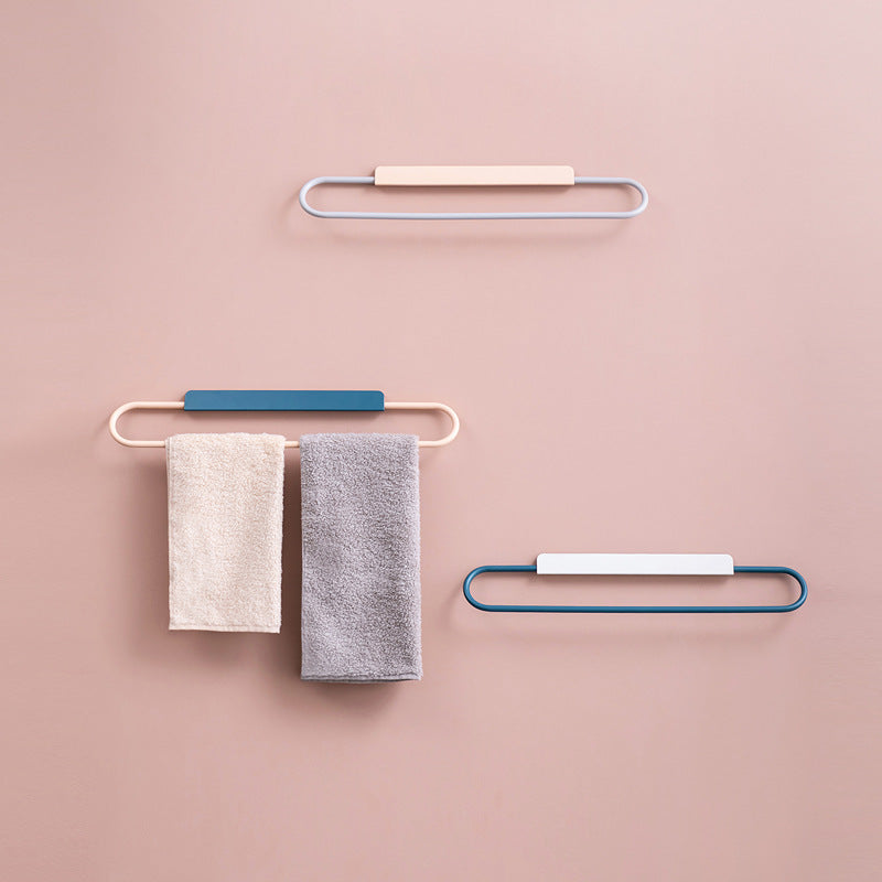 XIAOMI Nordic Punch-free Towel Rack Bathroom Towel Shelf Stainless Steel Towel Rack