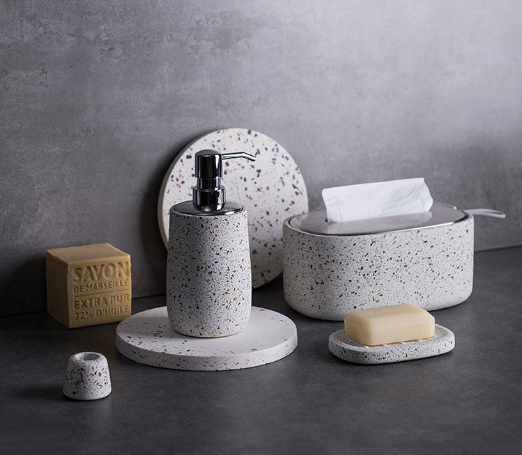 XIAOMI Nordic Style Home Decor Waterstone Bathroom Washing Utensil Accessories Set 4pcs