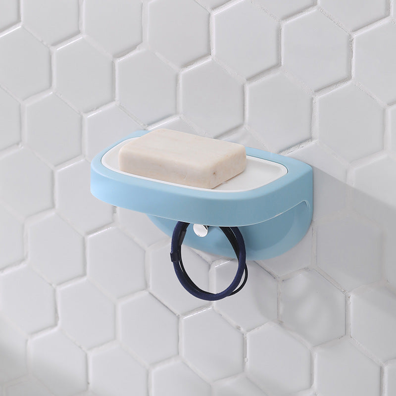 XIAOMI Wall-mounted Soap Holder Wall Suction  ABS Soap Rack with Hanger for Bathroom