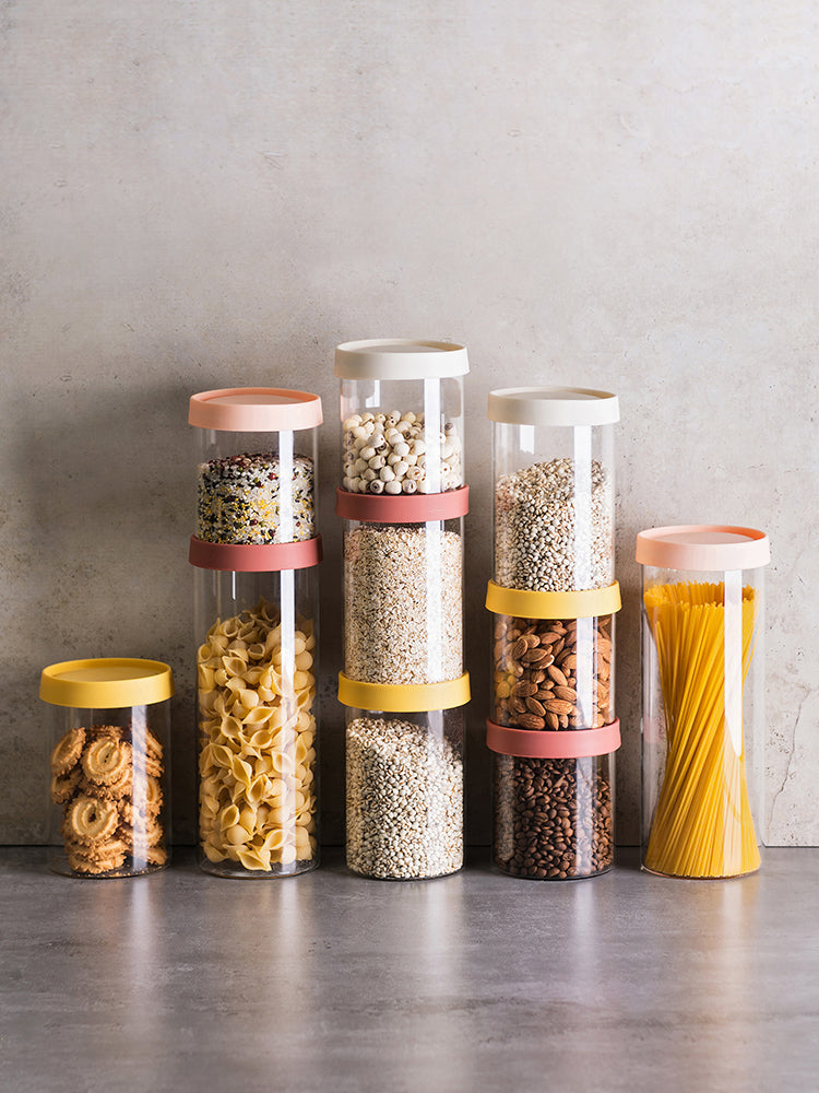 XIAOMI Nordic High Borosilicate Grain & Noodle Storage Jar Set