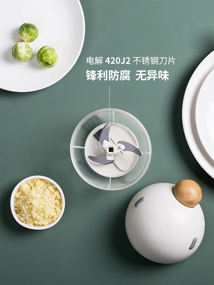 XIAOMI Manual Garlic Chopper Meat Grinder Mini Food blender for Home Kitchen