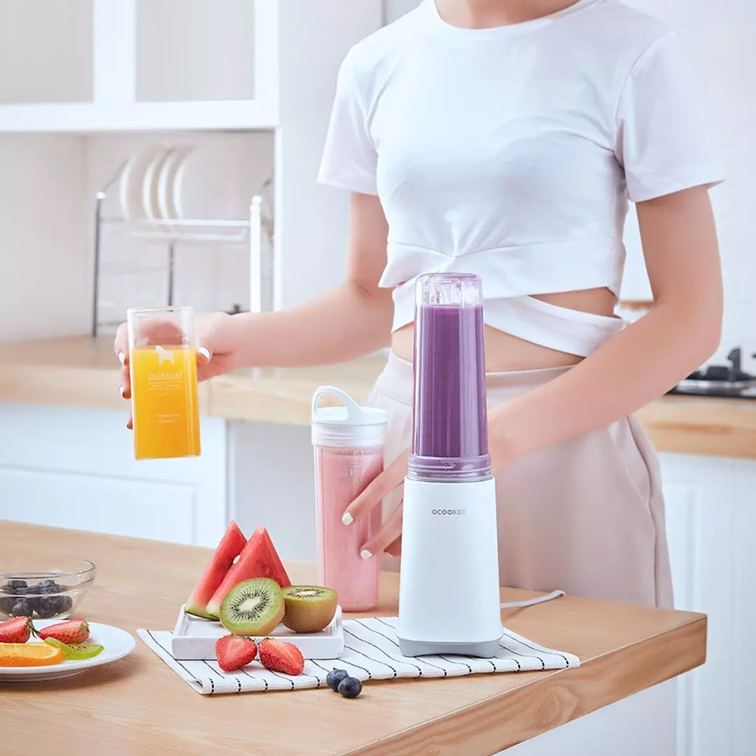 XIAOMI - QCOOKER CD-BL04 Blender portable Fruit food processor electric kitchen mixer hand juicer