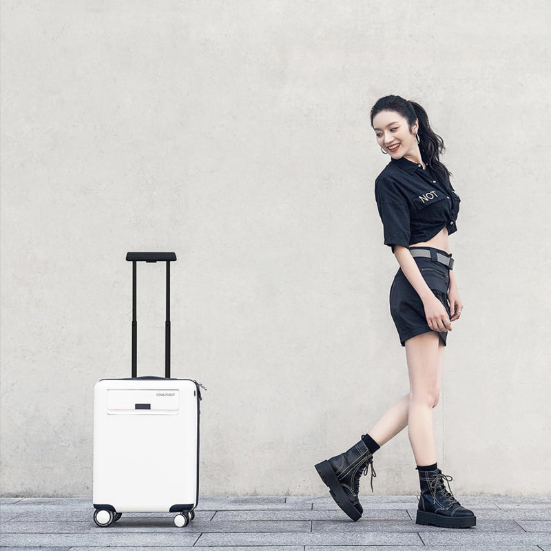 XIAOMI - CowaRobots Business Travel Suitcase Intelligent Sensing Automatic Following Carry Luggage 2.0