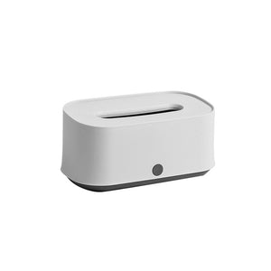 Open image in slideshow, XIAOMI Living Room Tissue Box Household Plastic Tissue Box White Simple Desktop Teapoy Table Paper Extraction Box

