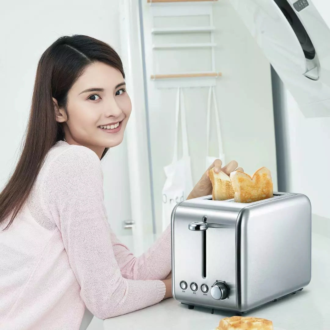 XIAOMI - Deerma  2 Slice Toaster in Stainless Steel (DEM-SL281)